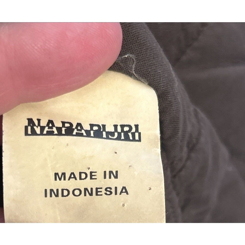Napapijri Jacket Noyaet Camden Medium Drawcord Mod Jacket Indonesia Stone Wash - Picture 8 of 8